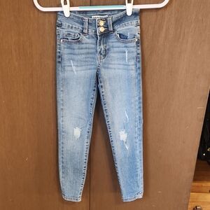 🍀Celebrity Pink Light Blue Ankle Jeans